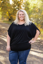 WAREHOUSE Darcy Dolman Top - Black