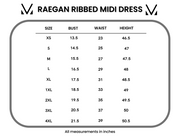 IN STOCK Reagan Ribbed Midi Dress - Navy and Magenta Floral