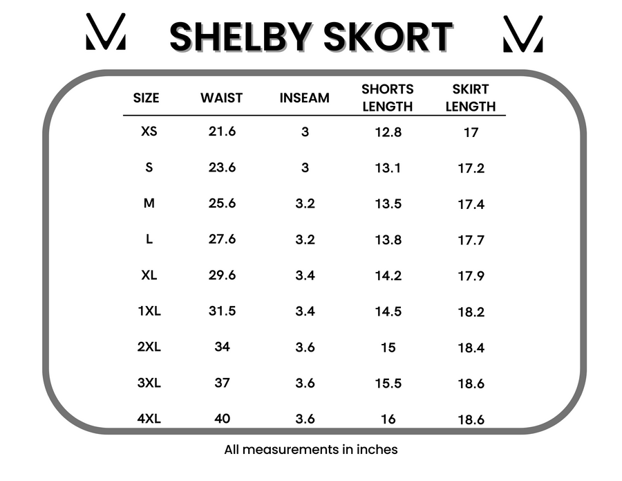 IN STOCK Shelby Skort - Black FINAL SALE