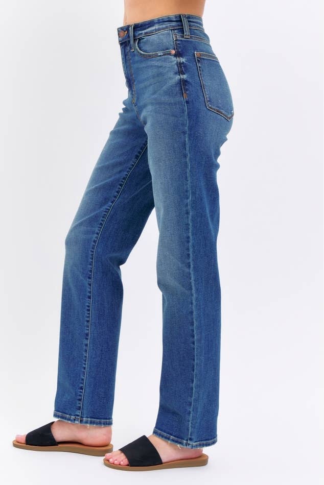 High Waist Straight Fit