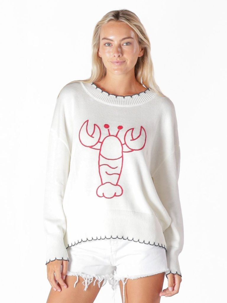 The Sweet Girl Sweater- Lobster