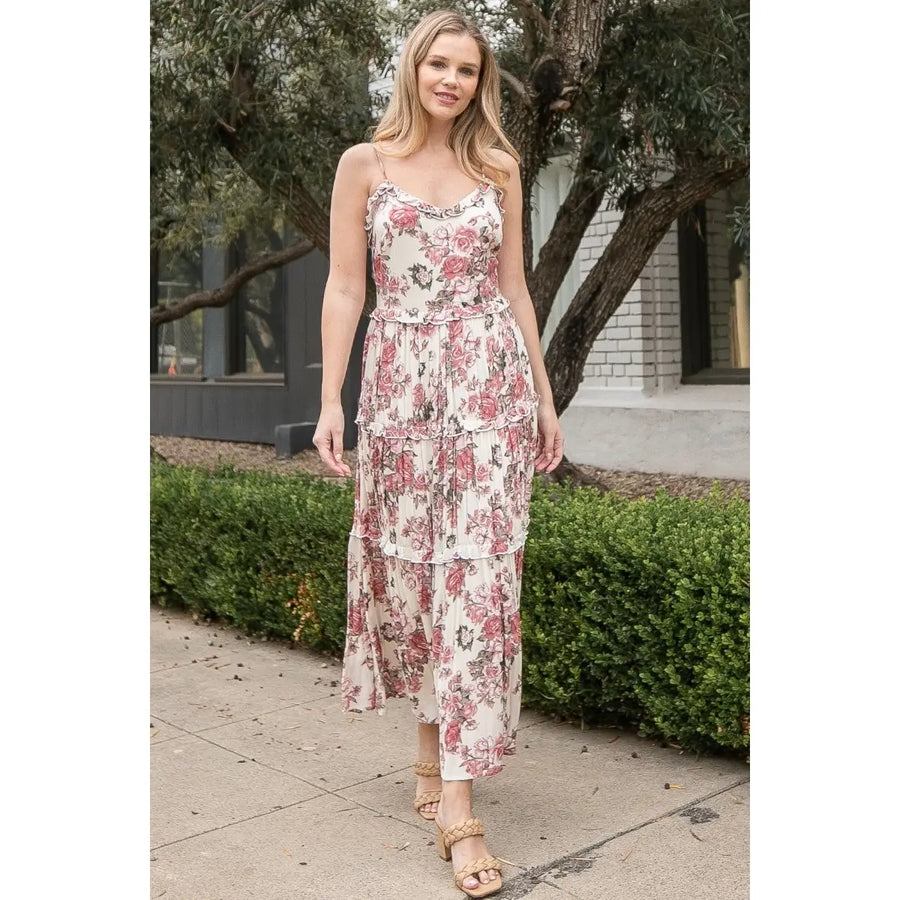 Ivory Floral Maxi