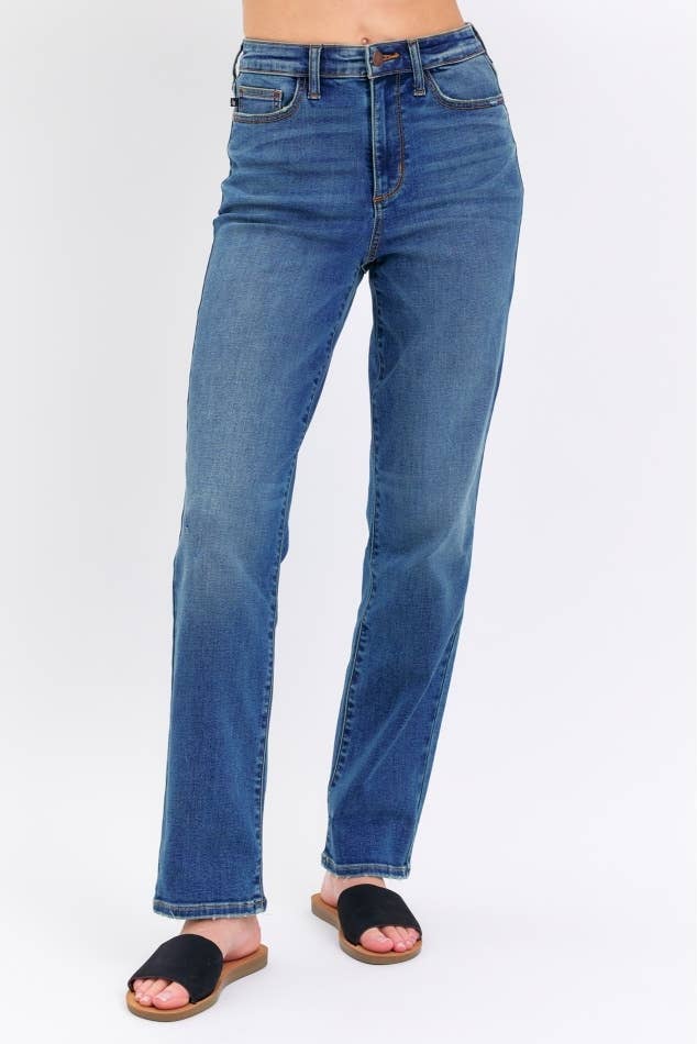 High Waist Straight Fit