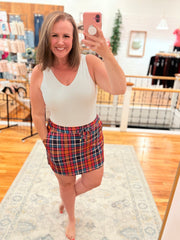 Patterned in Plaid Skort