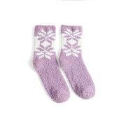 Lavender Fuzzy Socks - 3 Pair Set