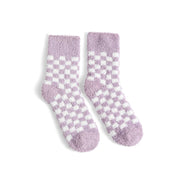 Lavender Fuzzy Socks - 3 Pair Set