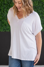 WAREHOUSE Sierra Pocket Top - White
