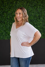 WAREHOUSE Sierra Pocket Top - White
