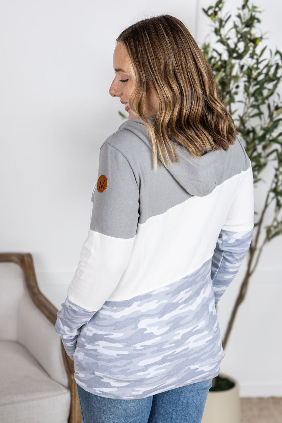 WAREHOUSE Colorblock Fullzip - Camo
