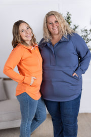 WAREHOUSE Mia Scuba Halfzip - Dreamsicle