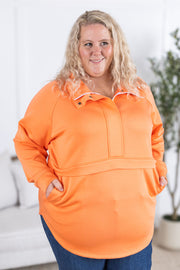 WAREHOUSE Mia Scuba Halfzip - Dreamsicle