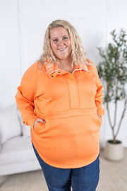 WAREHOUSE Mia Scuba Halfzip - Dreamsicle
