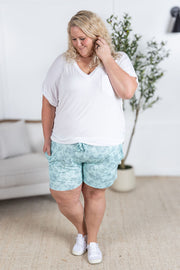 WAREHOUSE Jamie Shorts - Vintage Mint Floral