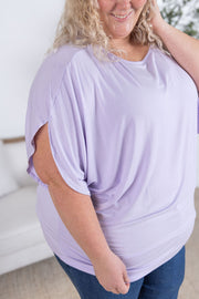 WAREHOUSE Darcy Dolman Top - Lavender