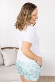WAREHOUSE Jamie Shorts - Vintage Mint Floral
