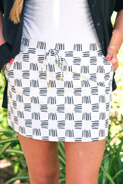 Checkmate Chic Checkered Skort