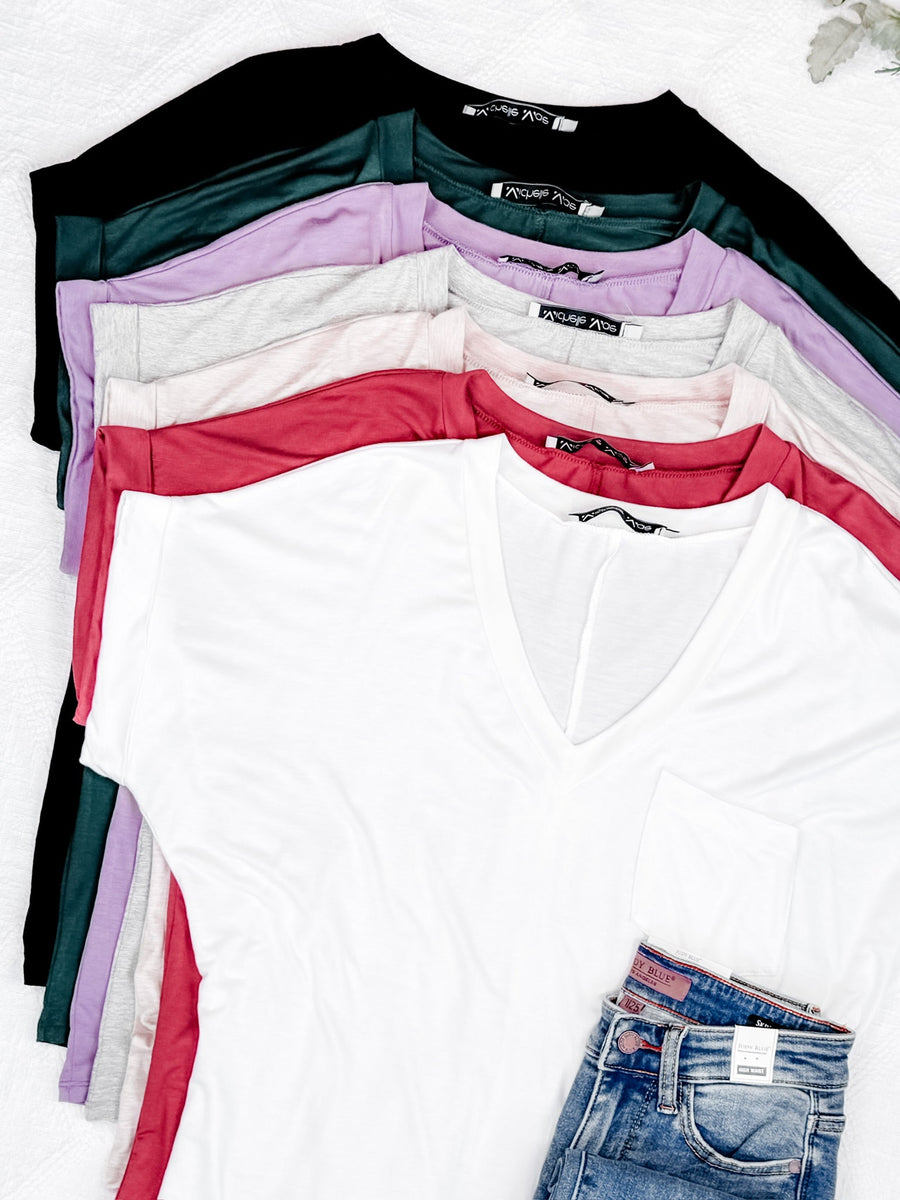 WAREHOUSE Sierra Pocket Top - Black