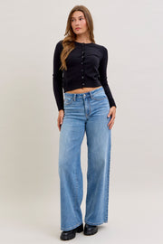Midrise Retro Wide Leg