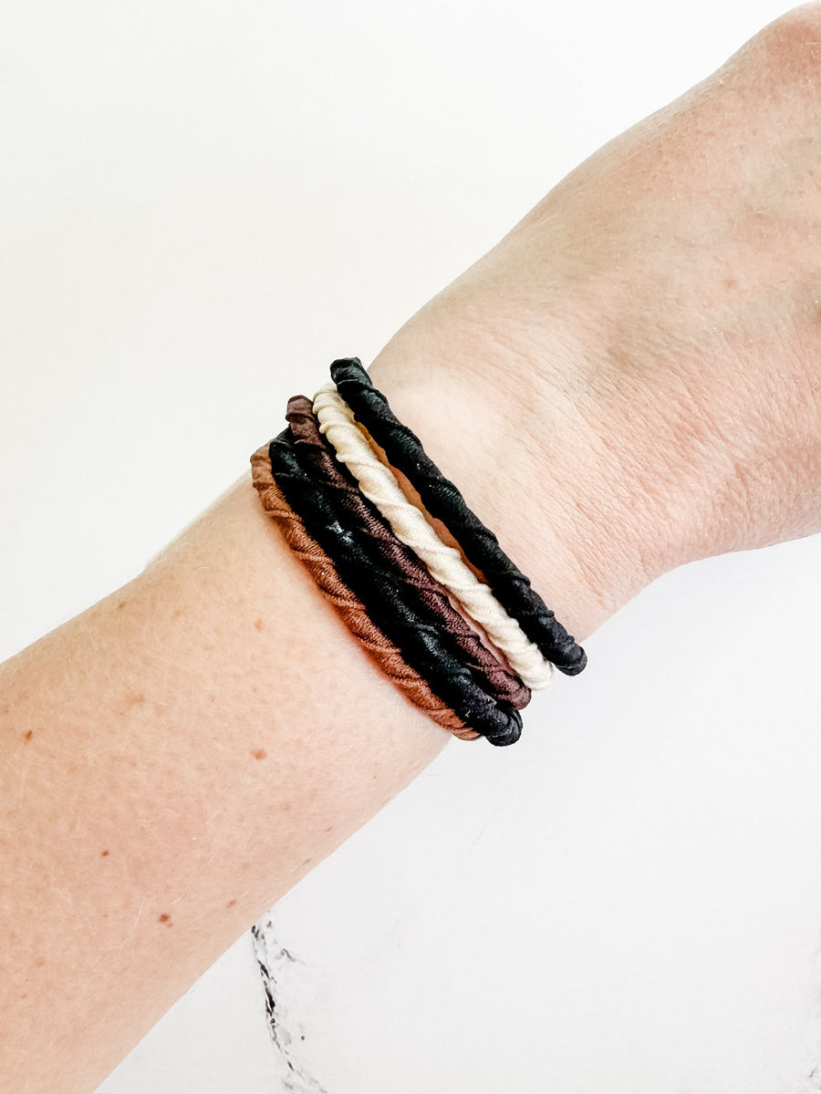 WAREHOUSE Hair Tie Bracelet Sets - Neutral Ropes | Hair Accessories