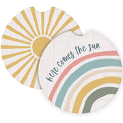 Here Comes The Sun - Car Coasters