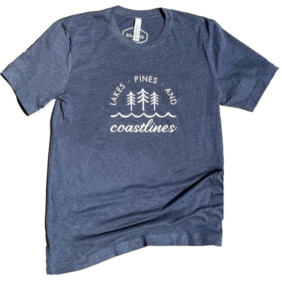 Lakes, Pines and Coastlines T-Shirt