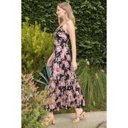 Black Floral Maxi
