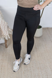 WAREHOUSE Women's Athleisure Leggings - Black