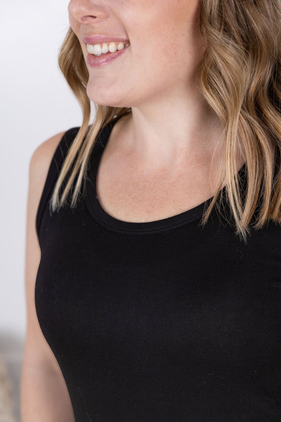 WAREHOUSE Ava Tank - Black