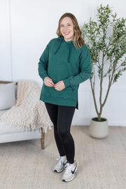 WAREHOUSE Vintage Wash Hoodie - Hunter Green