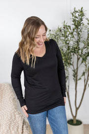 WAREHOUSE Larissa Long Sleeve - Black