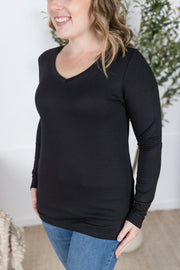 WAREHOUSE Larissa Long Sleeve - Black