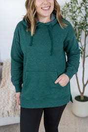 WAREHOUSE Vintage Wash Hoodie - Hunter Green