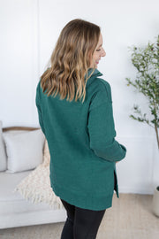 WAREHOUSE Vintage Wash Hoodie - Hunter Green
