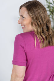 WAREHOUSE Sophie Pocket Tee - Magenta