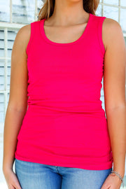 IN STOCK Ava Tank - Hot Pink FINAL SALE