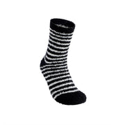 Black & White Fuzzy Socks- 3 Pair Set