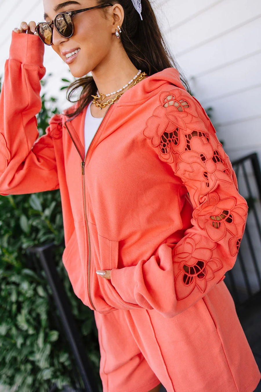 University FullZip - Love Story Grapefruit