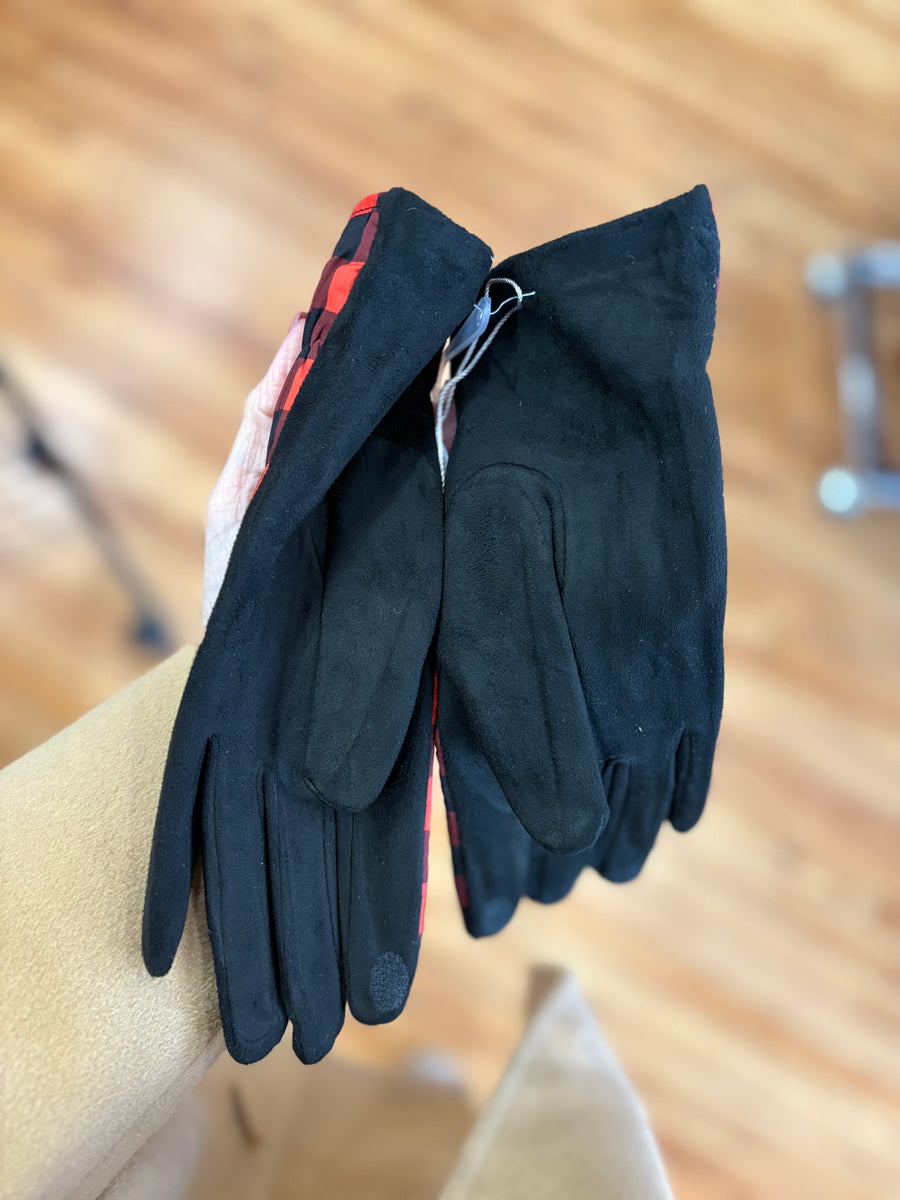 2 Button BOXY Flannel Gloves FINAL SALE