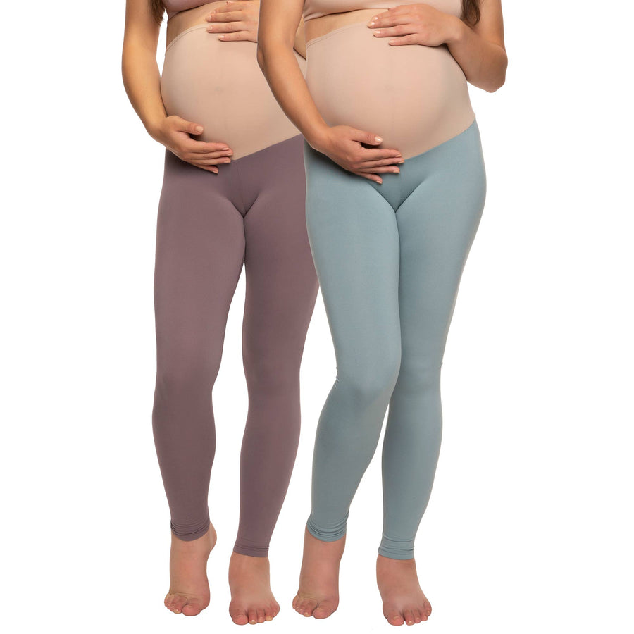 Velvety Soft Maternity Leggings 2-Pack