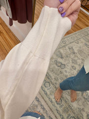High Pocket Cardigan - White