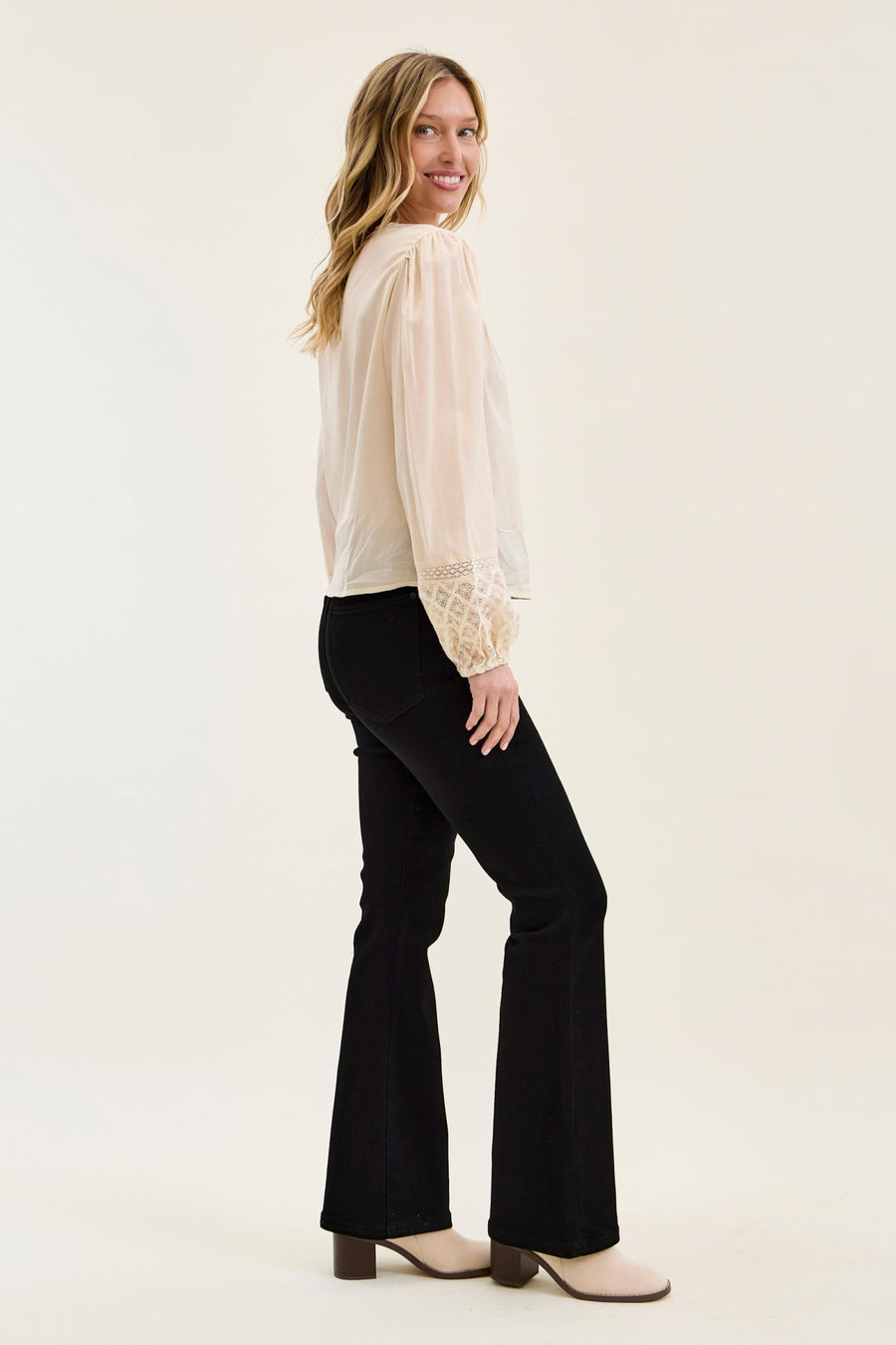 Tummy Control Bootcut- Jet Black