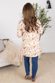 WAREHOUSE Classic Cardigan - Harvest Charm Floral