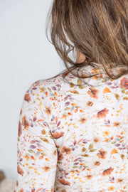 WAREHOUSE Blair Long Sleeve Top - Harvest Charm Floral