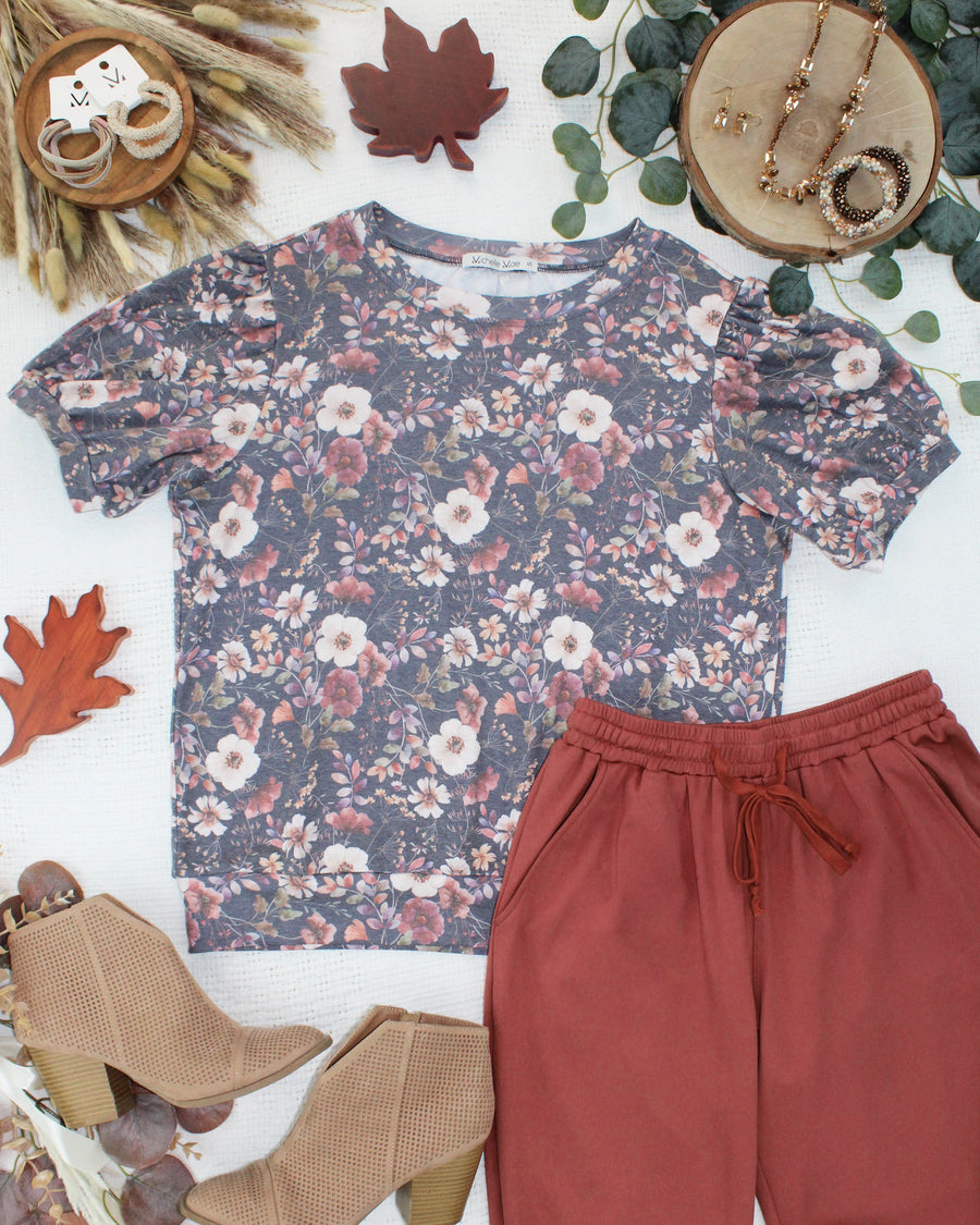 WAREHOUSE ONLY Katie Cozy Top - Blushwood Floral