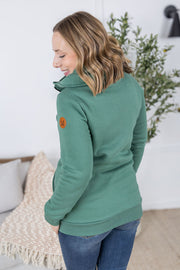WAREHOUSE Quinn ZipUp Cowl - Fern