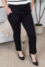WAREHOUSE Scuba Ankle Bottoms- Black
