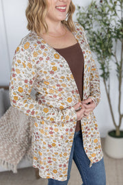 WAREHOUSE Classic Cardigan - Fall Vintage Floral