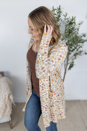 WAREHOUSE Classic Cardigan - Fall Vintage Floral
