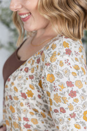 WAREHOUSE Classic Cardigan - Fall Vintage Floral