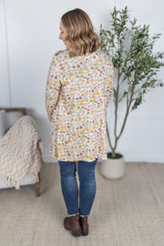 WAREHOUSE Classic Cardigan - Fall Vintage Floral